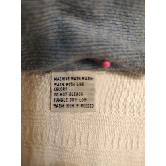 Izod Men's Blue Vest 4 pockets fleece lined Size Medium - Picture 7 of 7